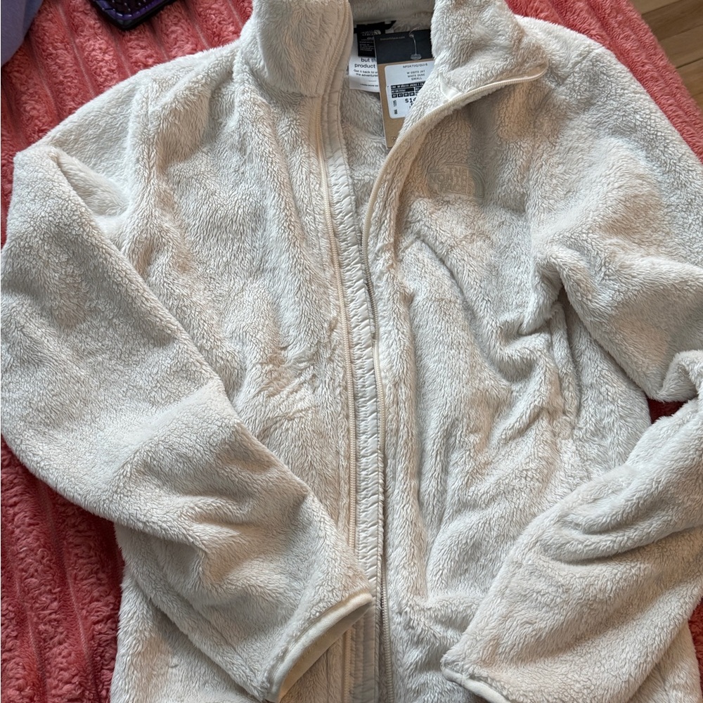 The North Face White Dune Fleece Jacket